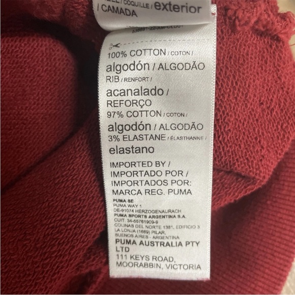 Puma x Vogue Oversized Hoodie Intense Red Women's Size Small Streetwear - Picture 5 of 6